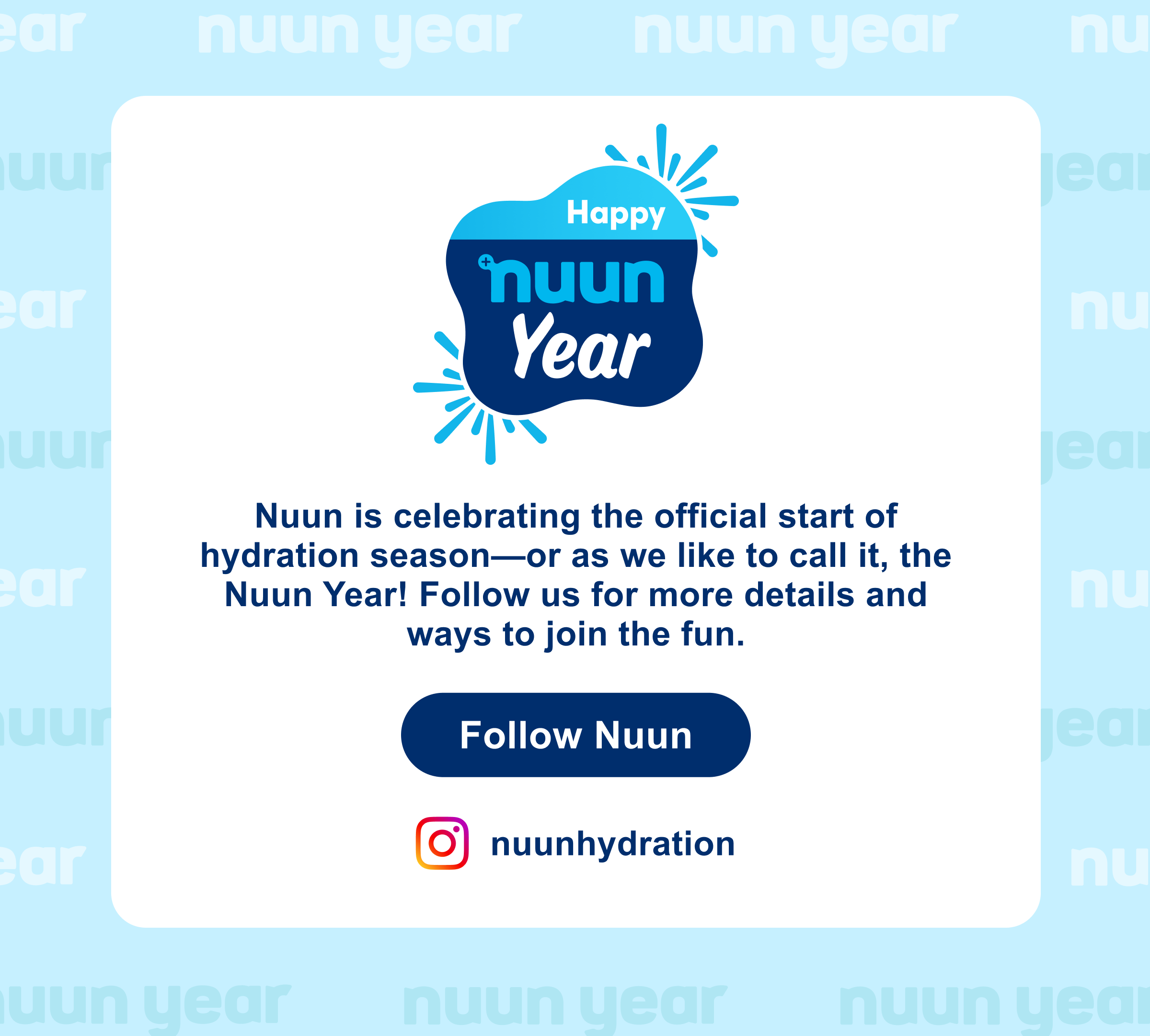 Follow Nuun 