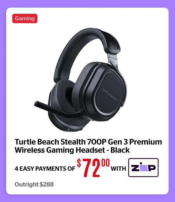 Turtle Beach Stealth 700P Gen 3 Premium Wireless Gaming Headset - Black