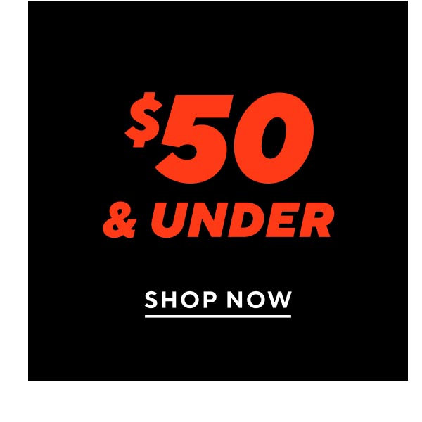 $50 & Under