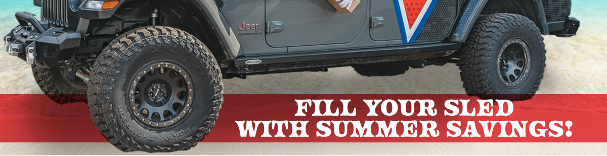 FILL YOUR SLED WITH SUMMER SAVINGS