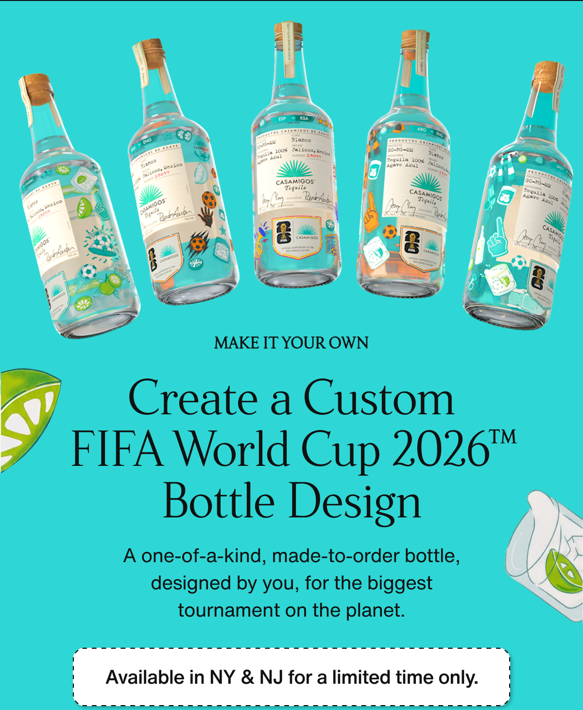 Create a Custom FIFA World Cup 2026 Bottle Design