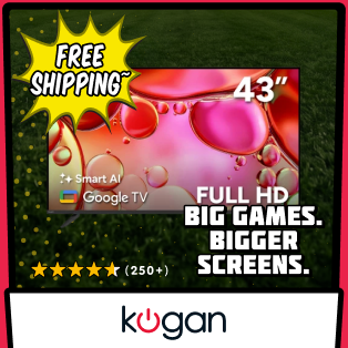 Kogan 43inch LED Full HD Smart AI Google TV Product Image