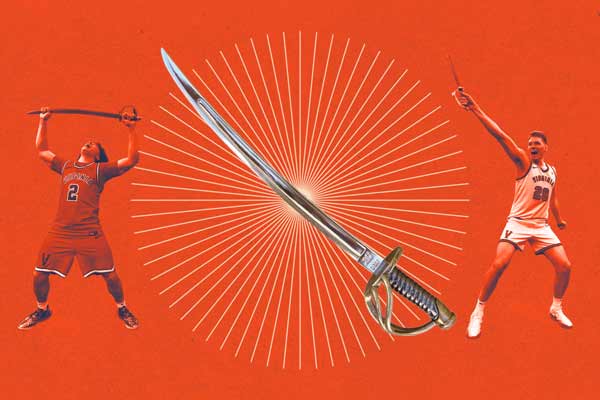 A prop with purpose: Inside UVA men’s basketball’s new sabre tradition