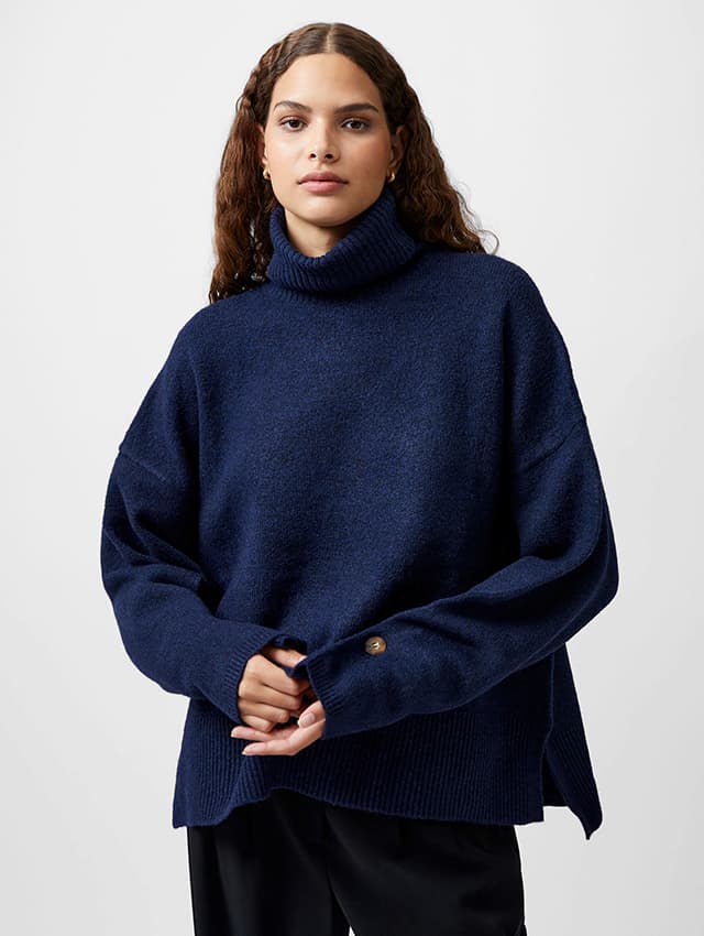 Kezia Recycled Roll Neck Jumper
