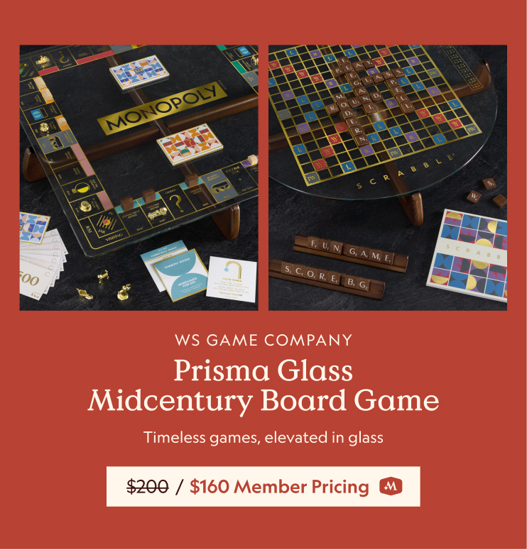 Prisma Glass Midcentury Board Game