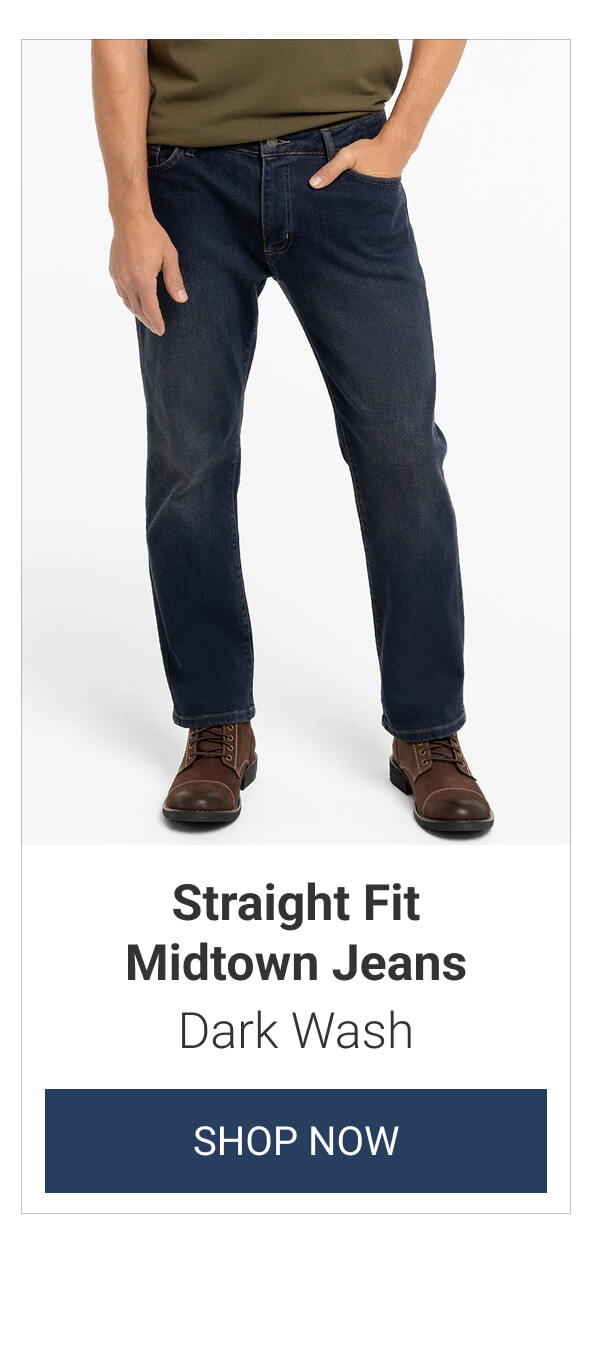 Dark Wash Straight Fit Midtown Jeans