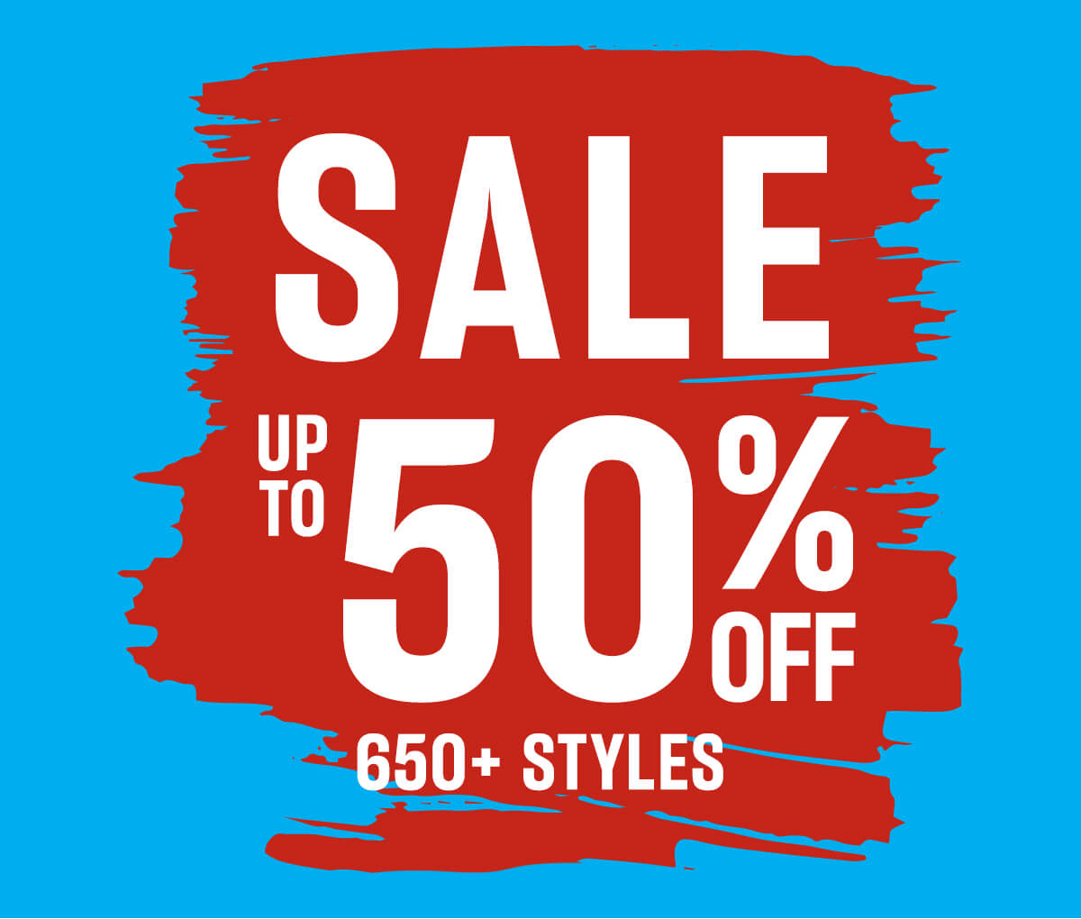 Up to 50% off sale