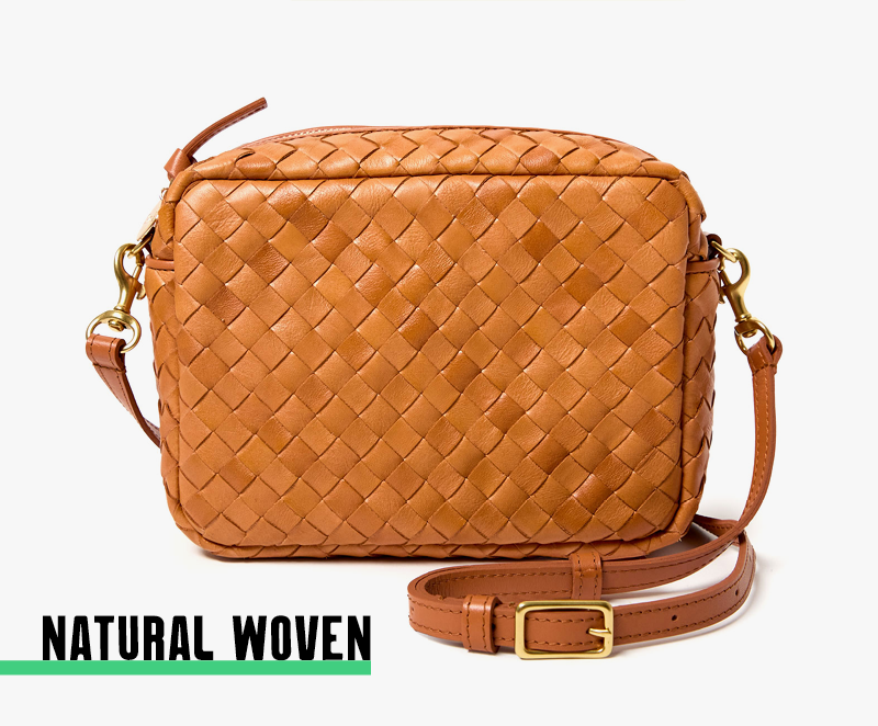 Shop Midi Sac in Natural Woven