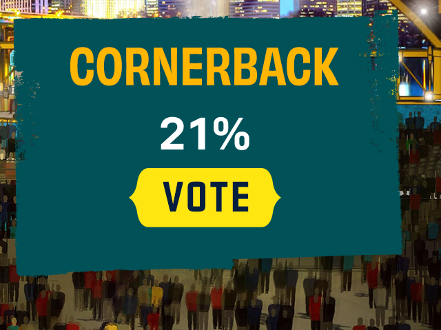Cornerback. Vote.