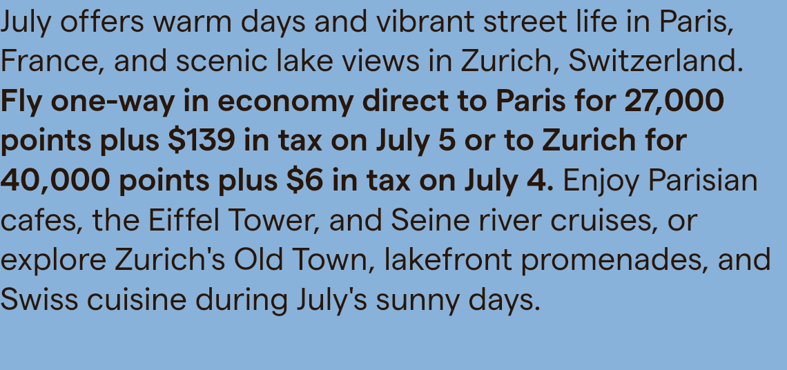 Trending Cities deals summarized