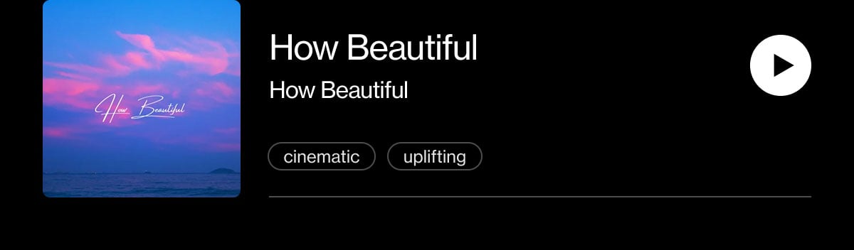 "How Beautiful"