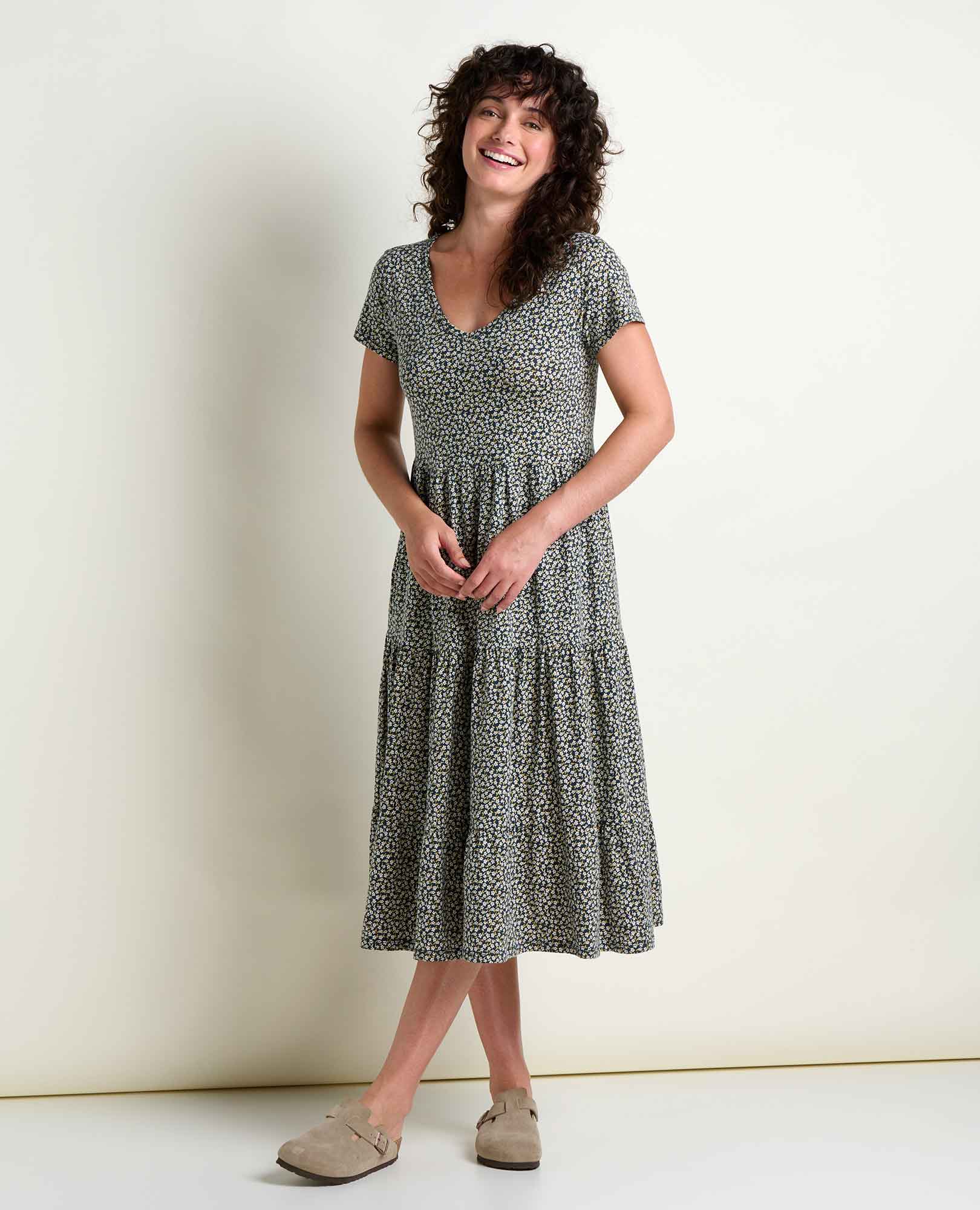 Image of Marley Tiered Midi Dress