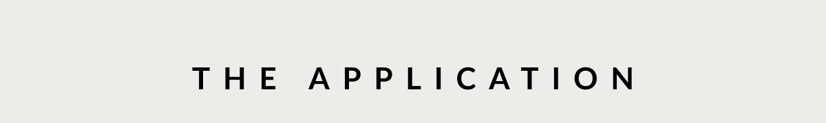 The Application