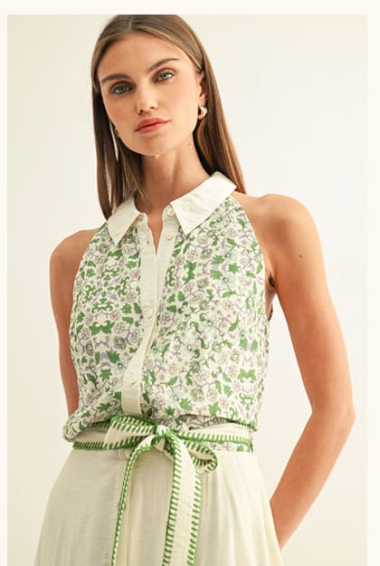 Bailee Halter Shirt