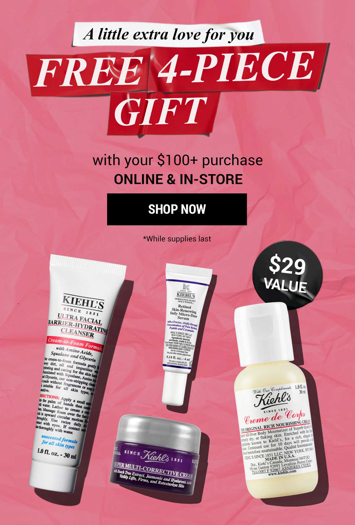 FREE 4-PIECE GIFT