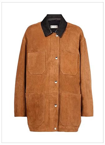 NOUR HAMMOUR Barn Suede Jacket