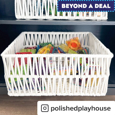 The Container Store Luna Cotton Open Bin