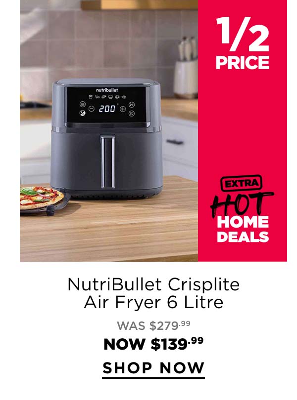 NutriBullet Crisplite Air Fryer 6 Litre 