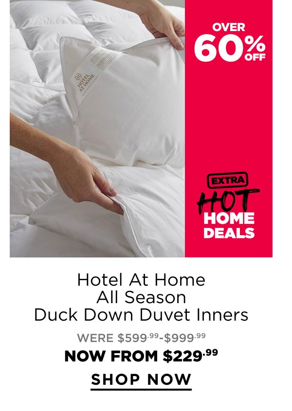 Hotel At Home All Season Duck Down Duvet Inners