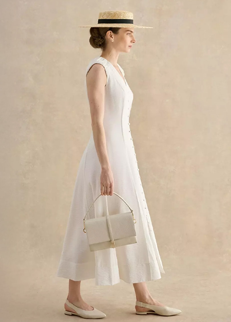 Elida Button Through Dress