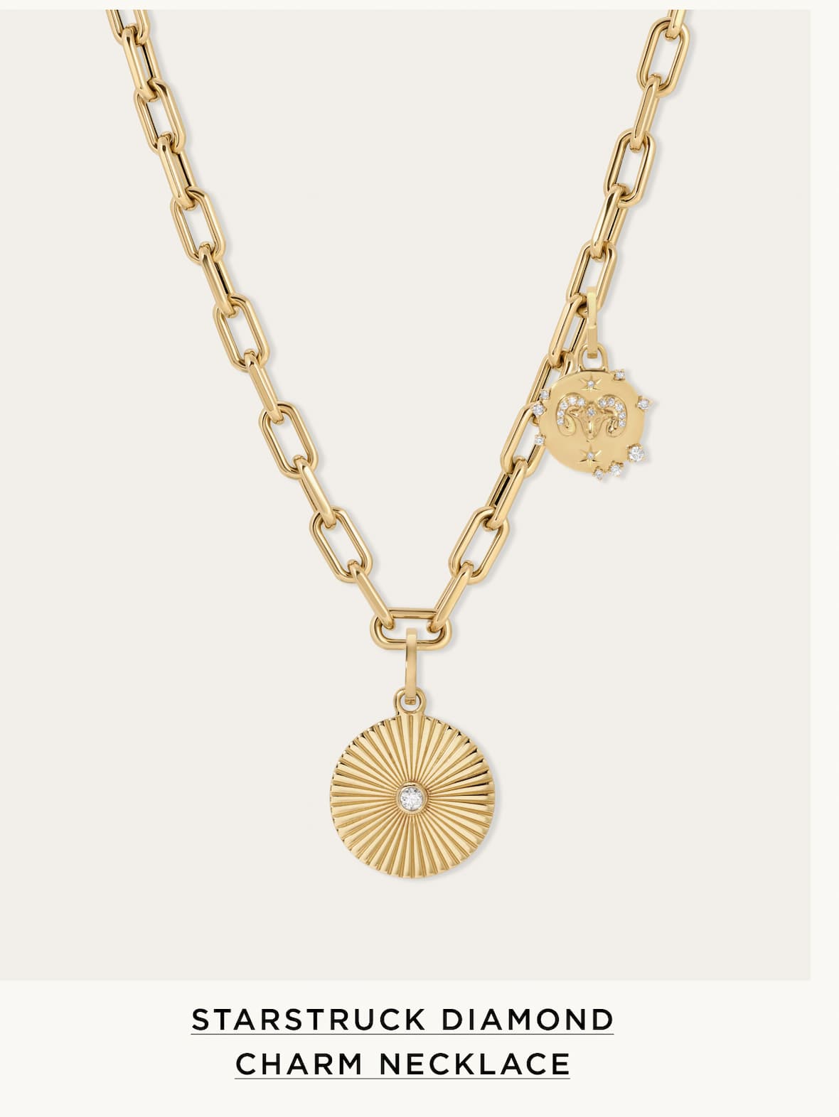 Starstruck Diamond Charm Necklace