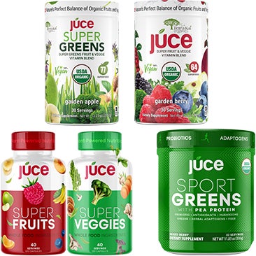 Terra Kai JUCE Super Foods and Sports Greens Supplements