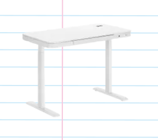 Ergolux Sorrento Electric Standing Desk with Wireless Charging 120 x 60cm  Product Image
