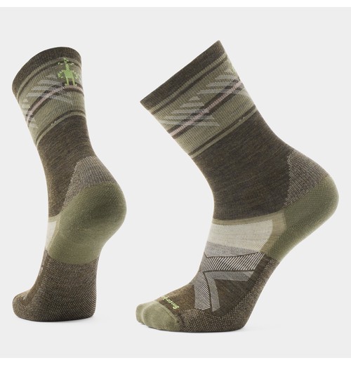 Bike Cold Weather Crew Socks-Military Olive / L
