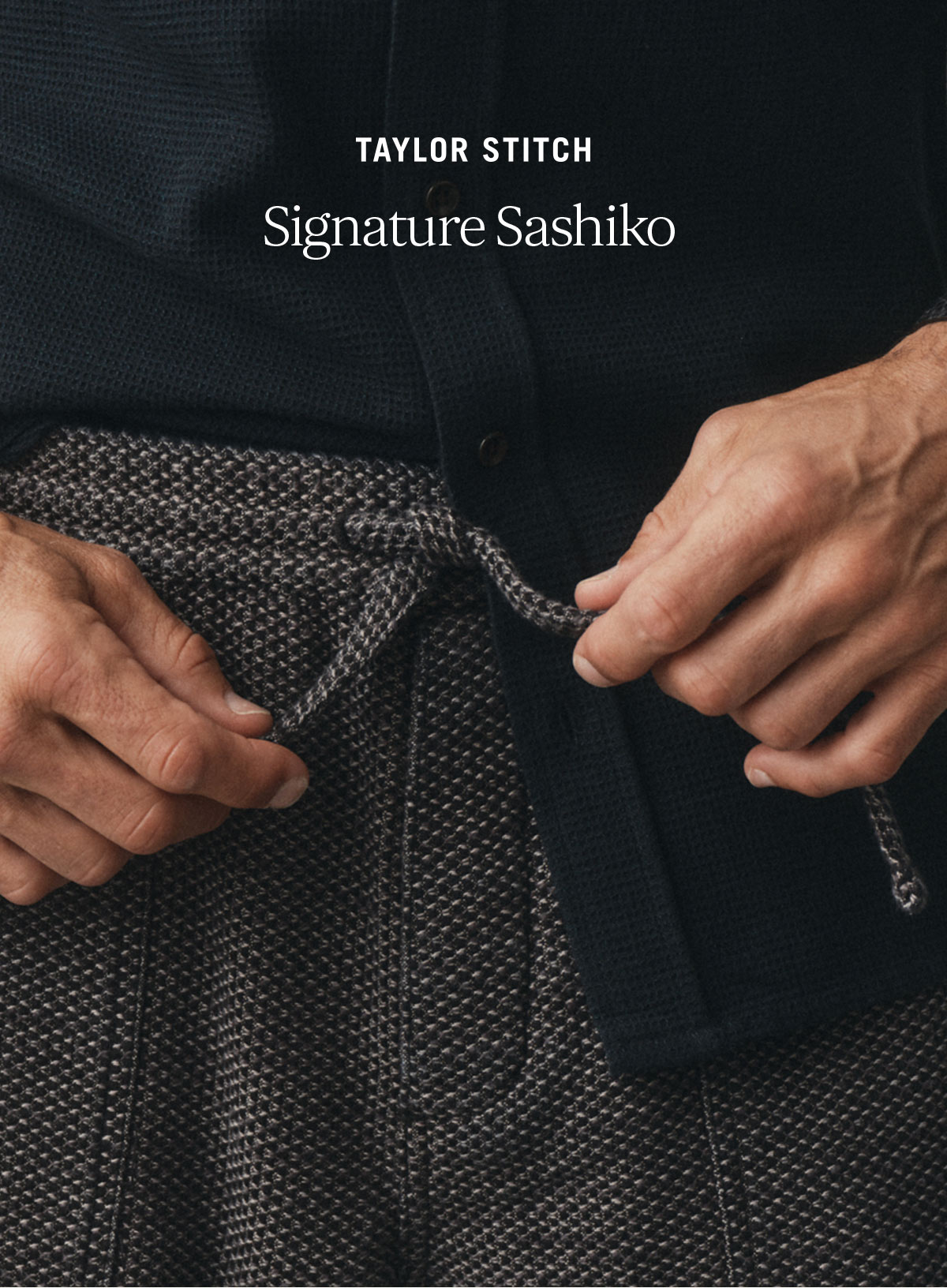 Taylor Stitch. Signature Sashiko. 