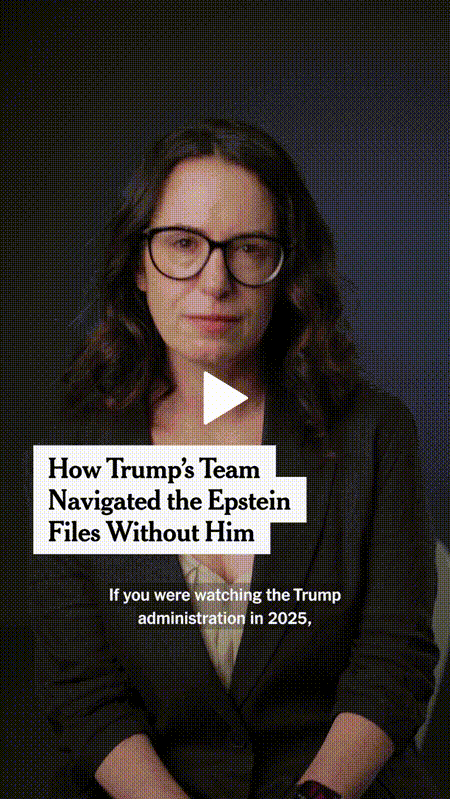 A short video showing reporters Jonathan Swan and Maggie Haberman.