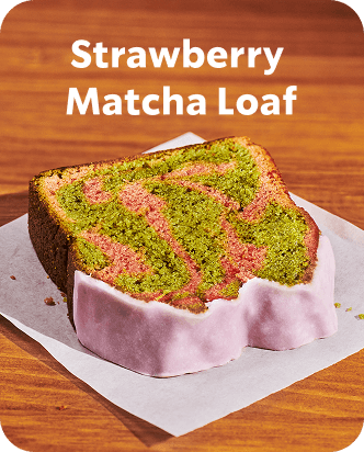 Strawberry Matcha Loaf