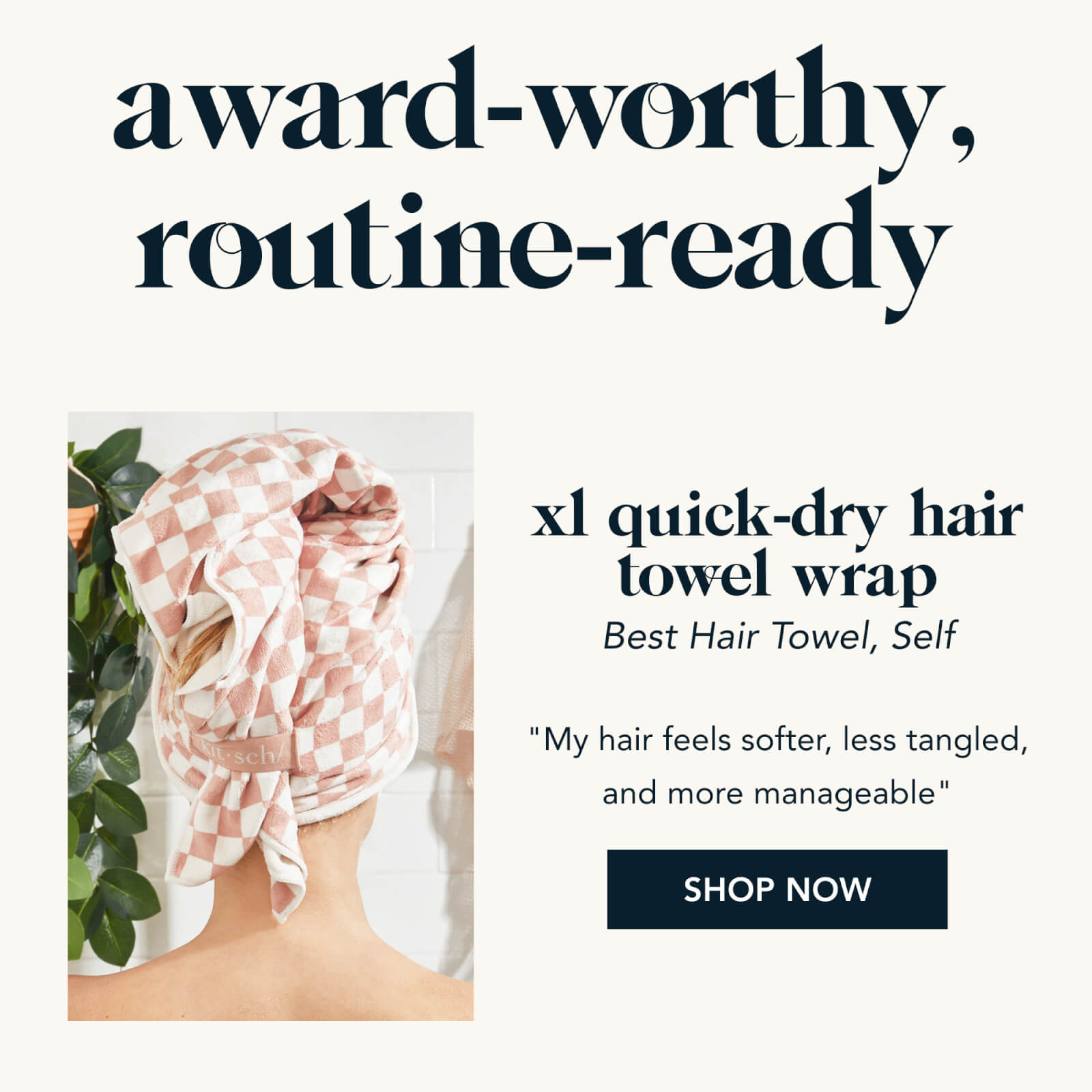 XL Quick-Dry Hair Towel Wrap