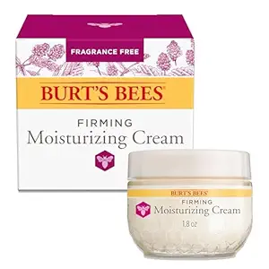  Click to see full view  Ask Rufus  Does it help with dry skin?   Can it be used under makeup?   Is this cream scented?   Ask something else Burt's Bees Renewal Firming Face Cream,