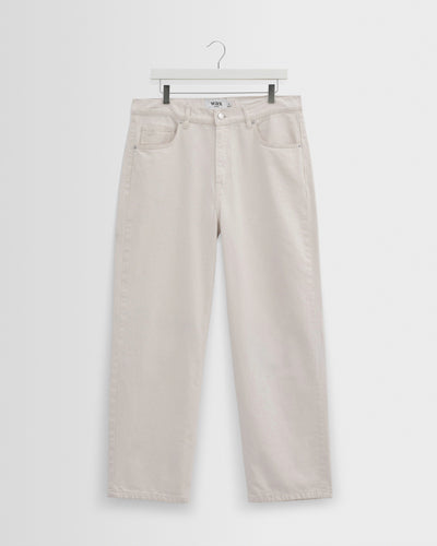 Felix - Ecru Loose Fit Denim Jeans