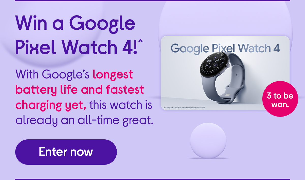 W i n a google Pixel Watch 4.
