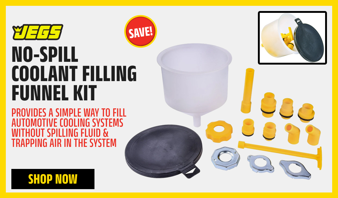 No-Spill Coolant Filling Funnel Kit