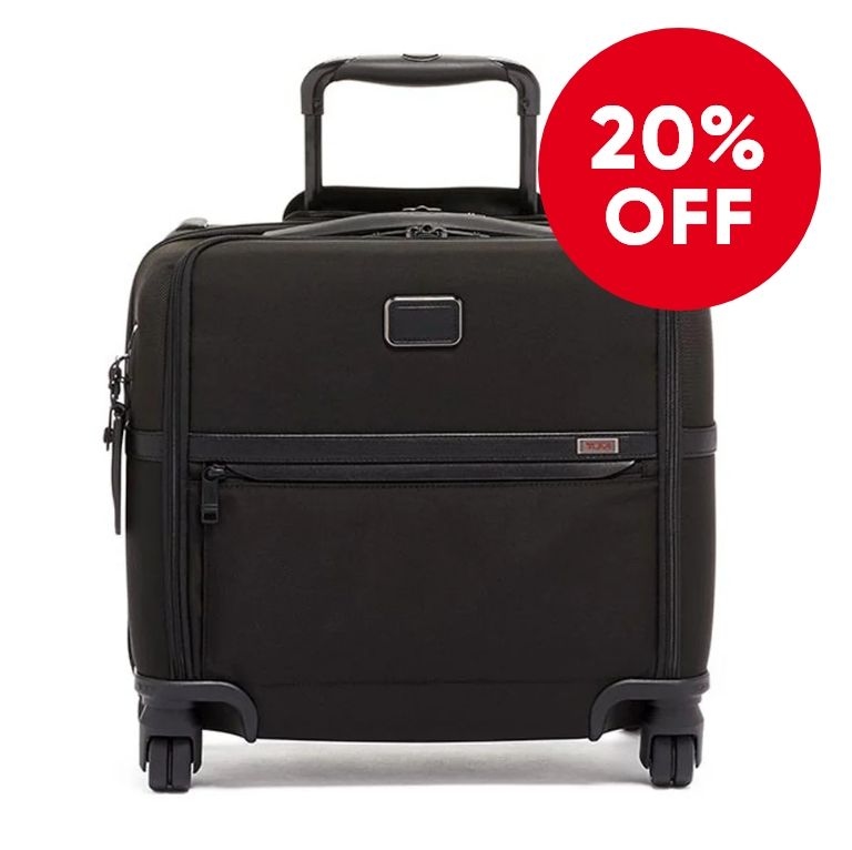 Compact 4 Wheel Briefcase 35.5cm - Alpha 3