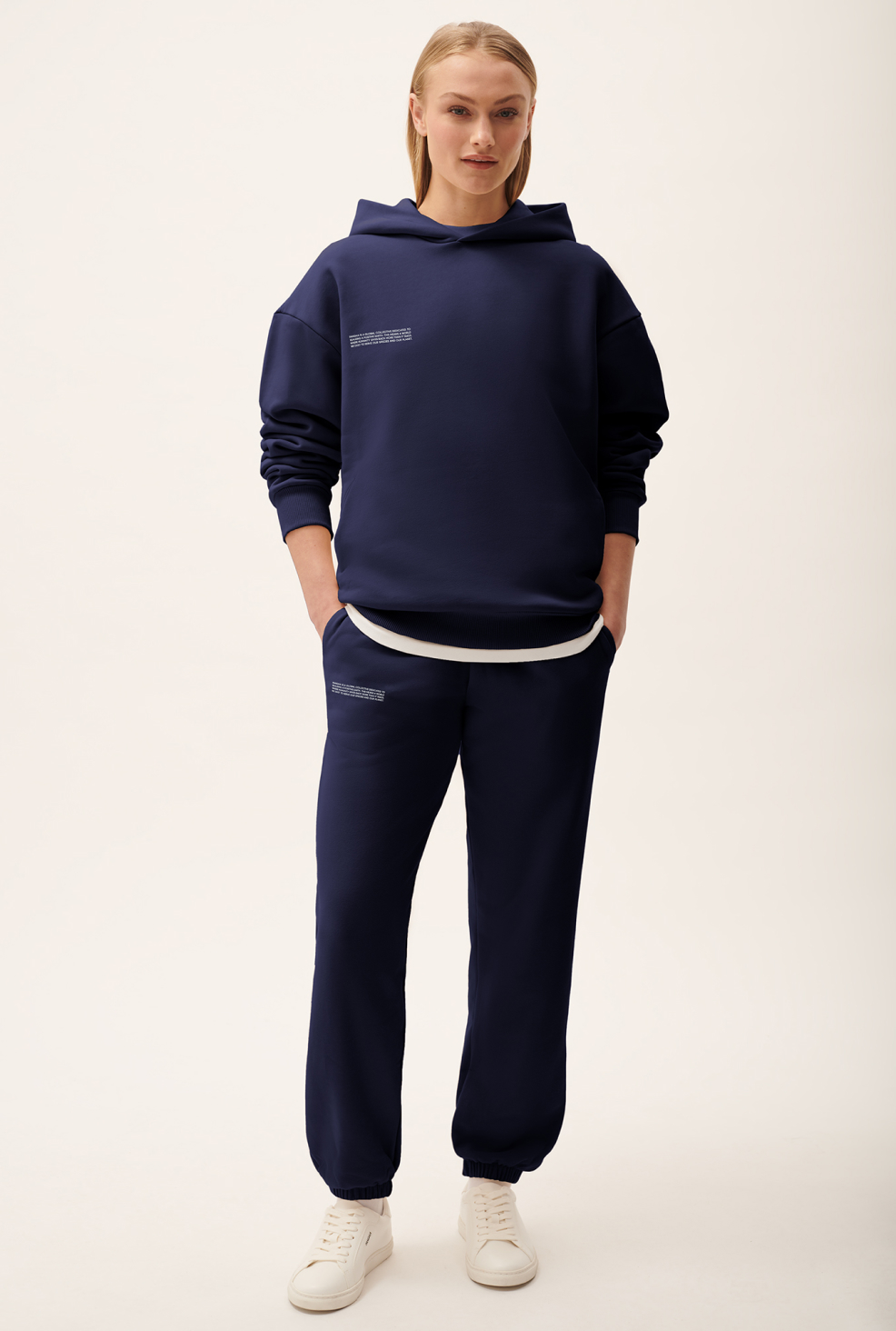 Womens 365 Midweight Hoodie - Navy Blue