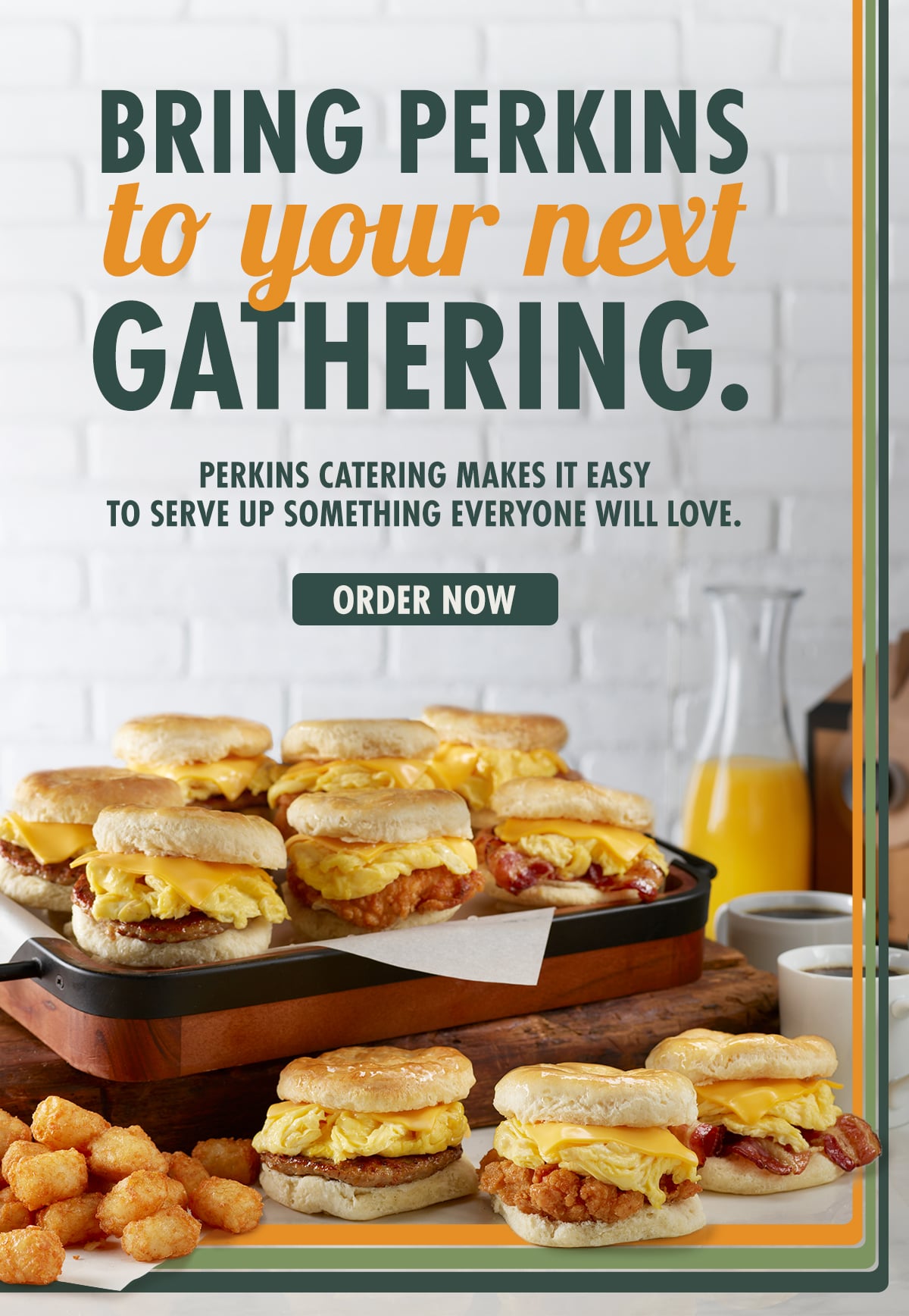 Catering made easy with Perkins.
