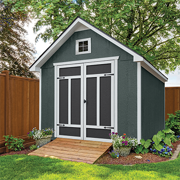 Yardline Stonefield Wood Storage Shed, Do-it-Yourself Assembly