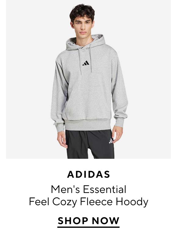 adidas Men's Essential Feel Cozy Fleece Hoody