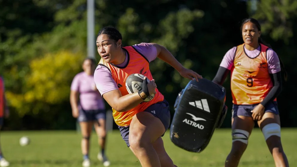 Black Ferns training