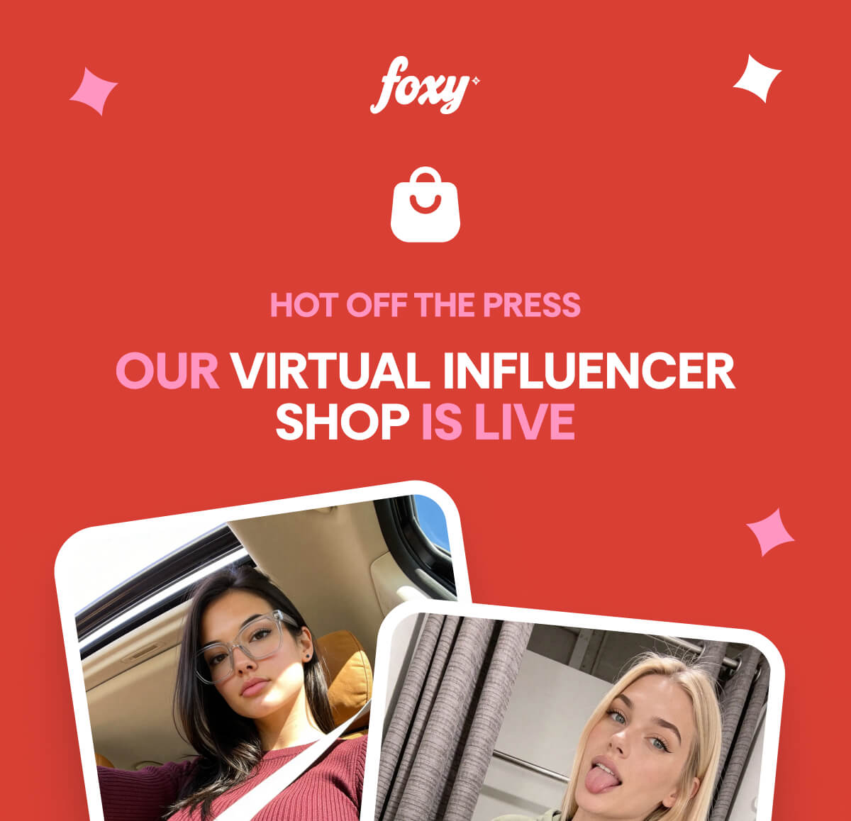 OUR VIRTUAL INFLUENCER SHOP IS LIVE HOT OFF THE PRESS