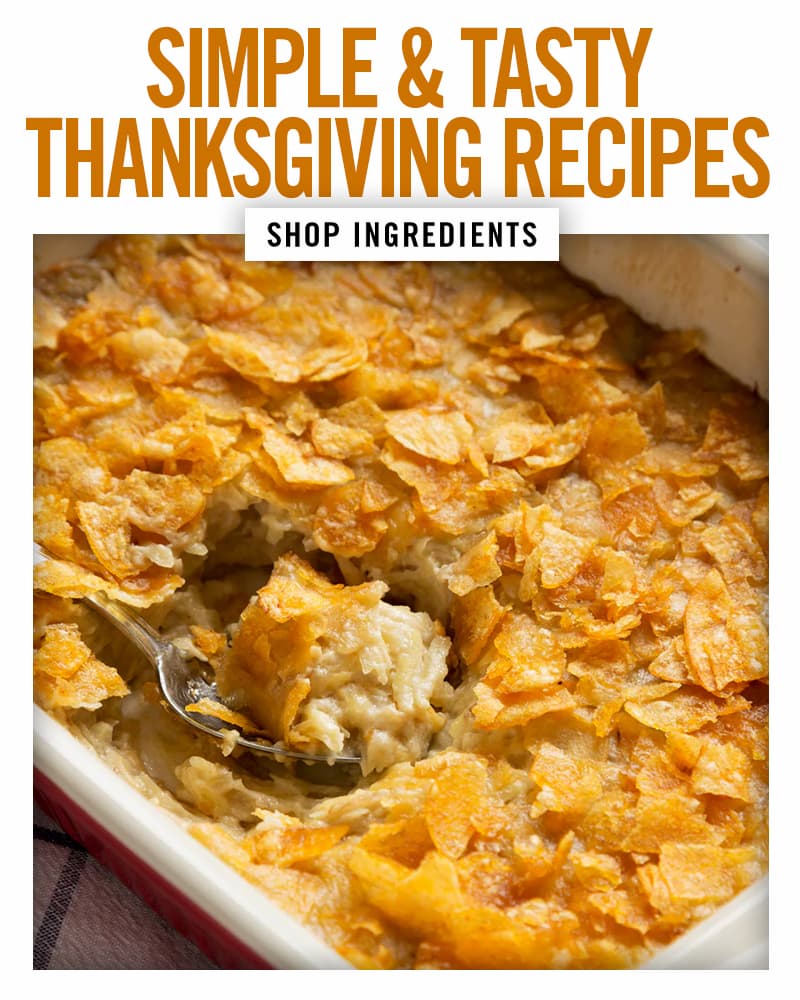 Simple & Tasty Thanksgiving Recipes - Shop Ingredients