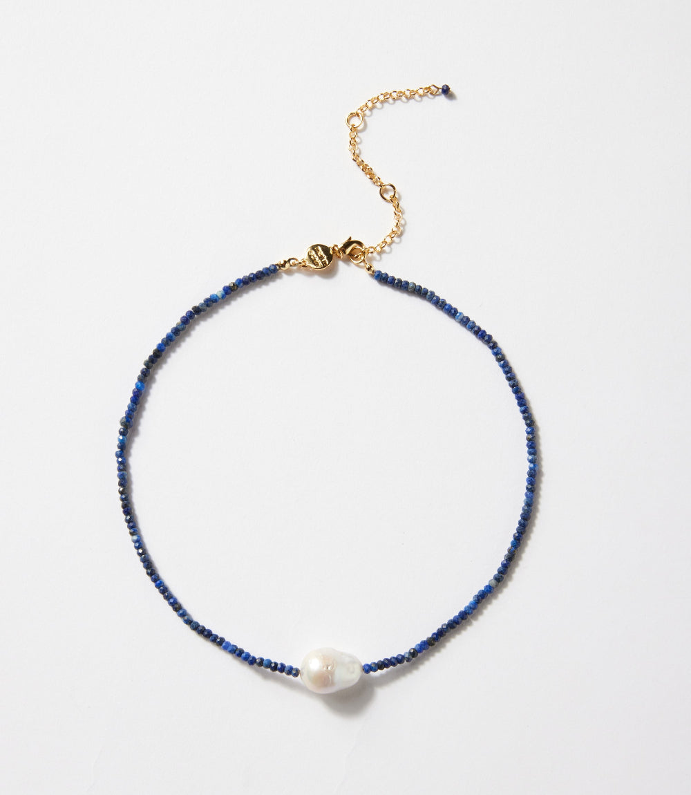 Image of Beaded Pearl Necklace