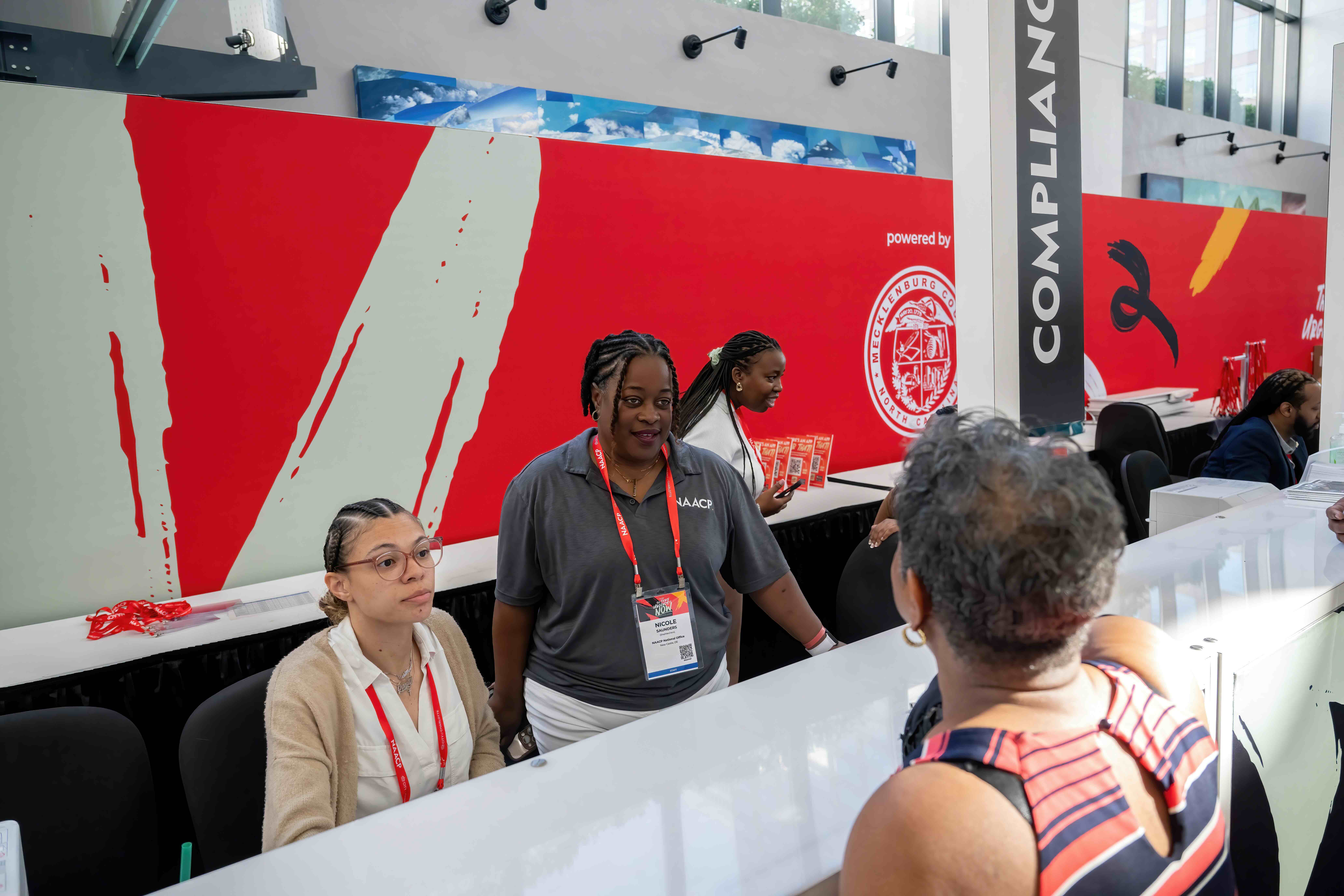 Three women during the 116th NAACP Convention