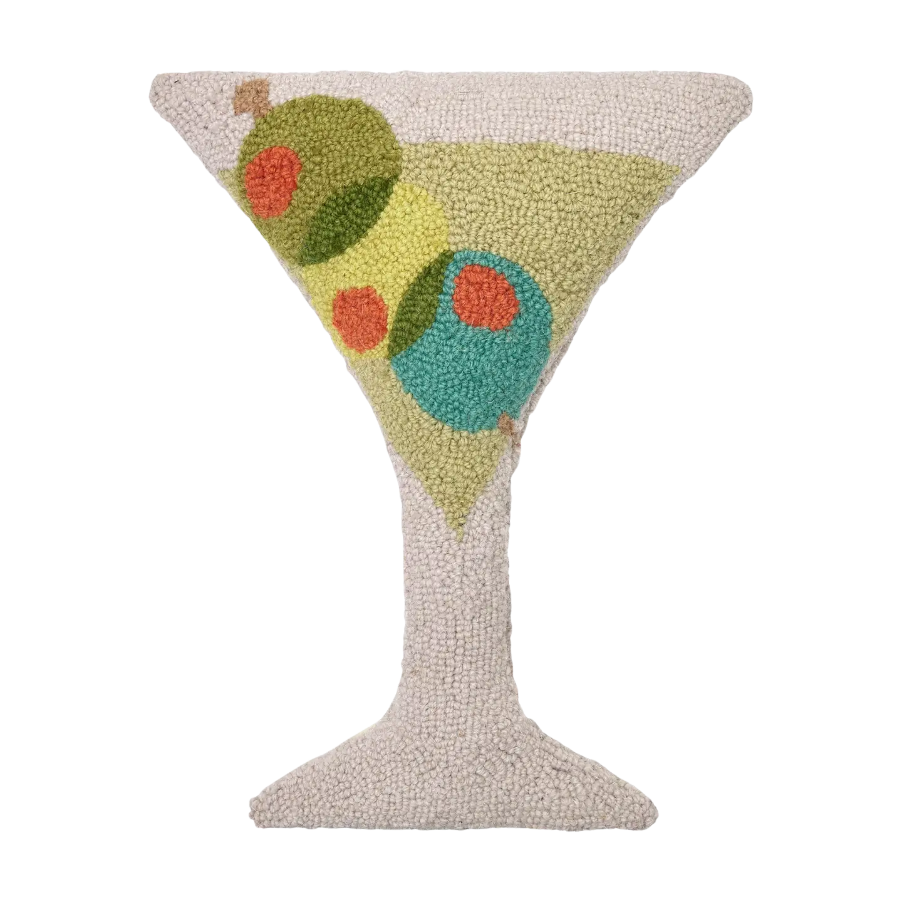 Image of Martini Glass Shaped Hook Pillow