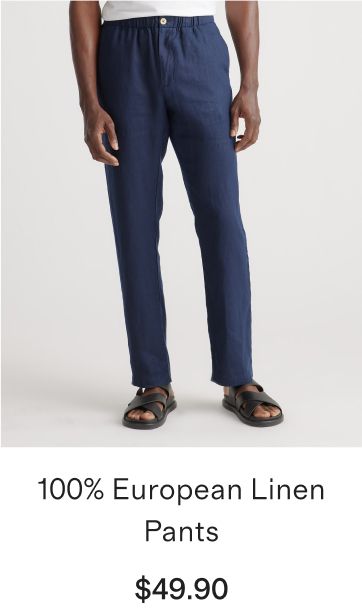100% European Linen Pants