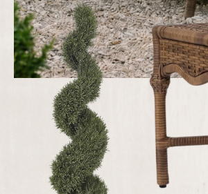 Shop Primrose Faux Rosemary Topiary Planter