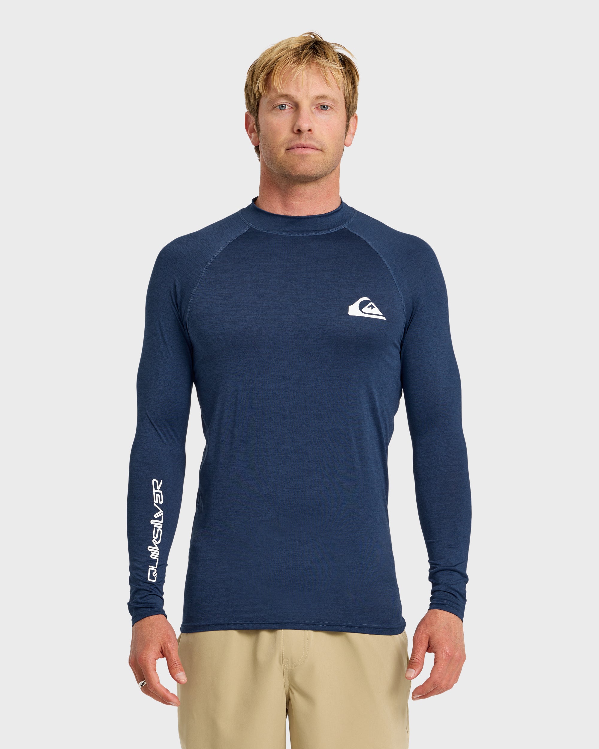 Image of Everyday UPF 50 Long Sleeve Rashguard - Navy Heather